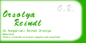 orsolya reindl business card